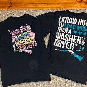 Bundle two redneck western country tshirts